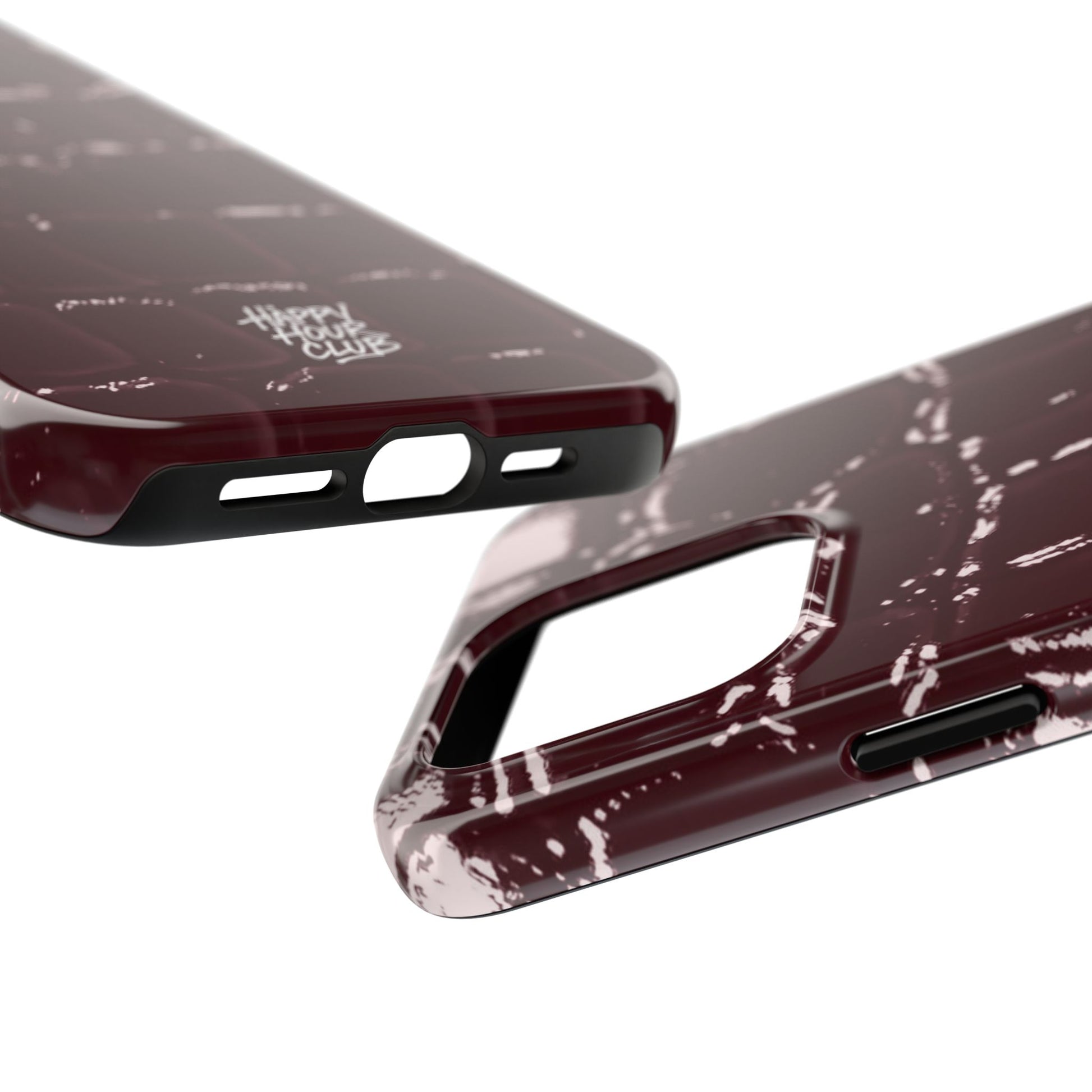 Burgundy Croc Case